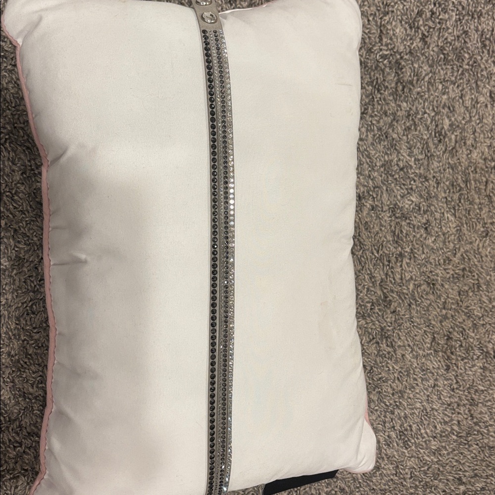 Swarovski leather wrap bracelet